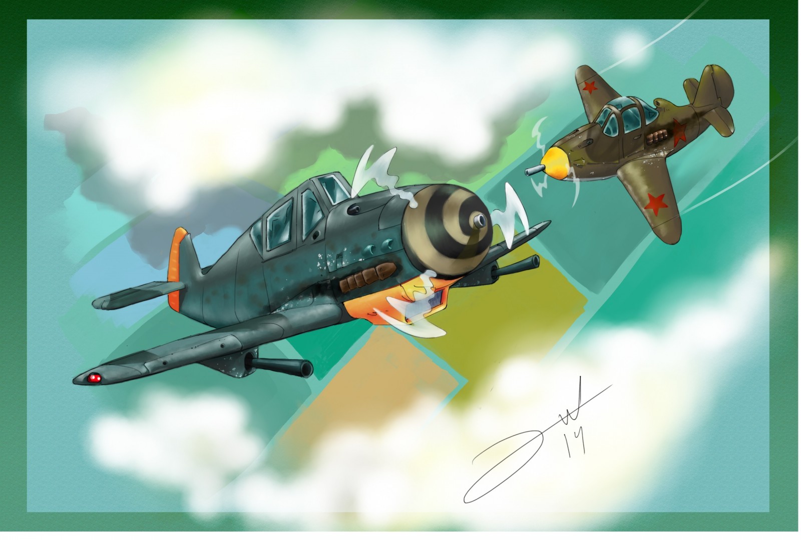 BF109 Y P39